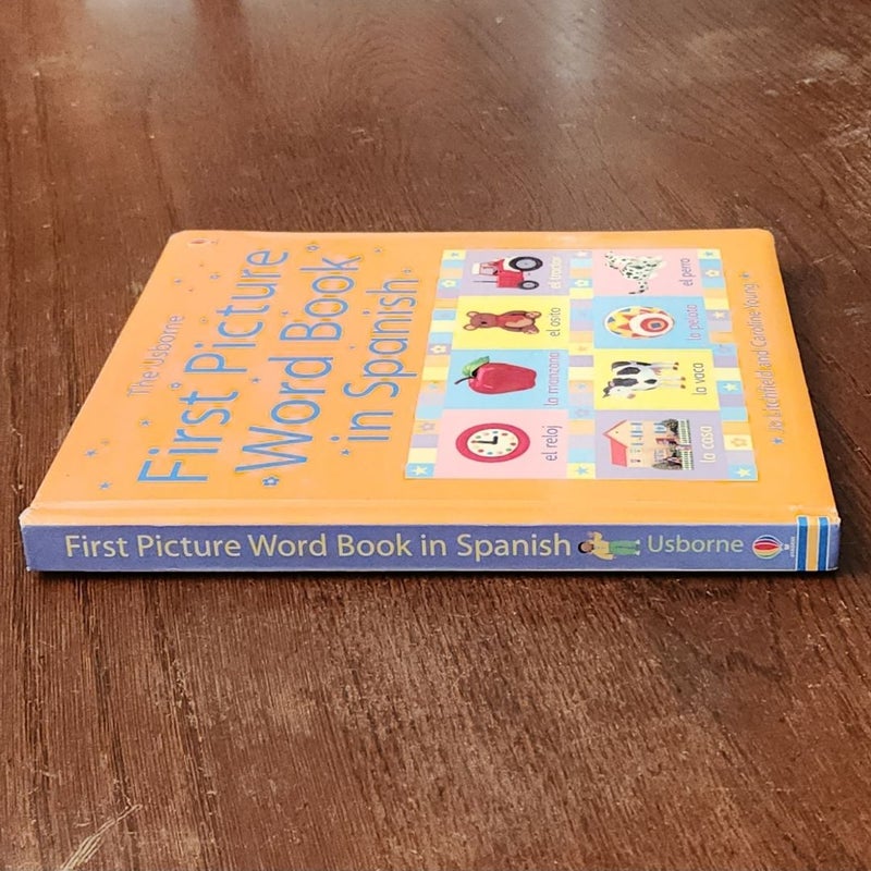 The Usborne First Picture Word Book in Spanish