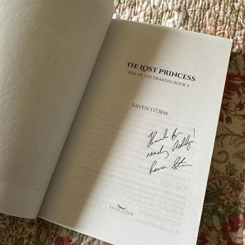 SIGNED EDITION - The Lost Princess