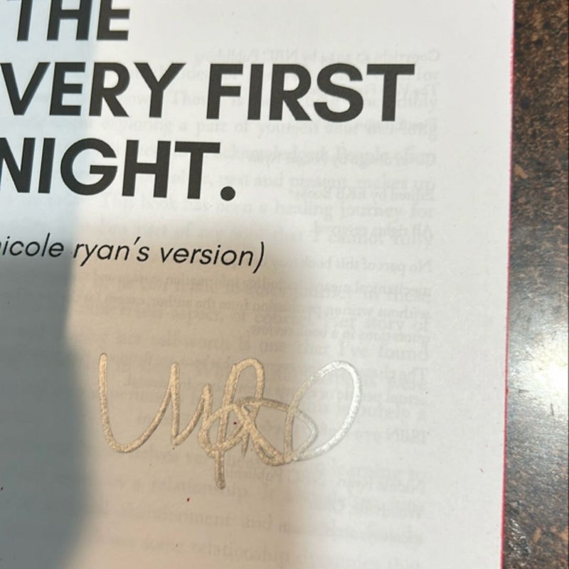 The Very First Night *SE Signed