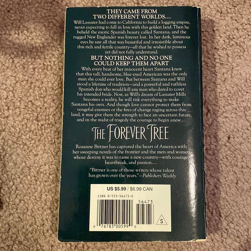 The Forever Tree by Rosanne Bittner, Paperback Pangobooks