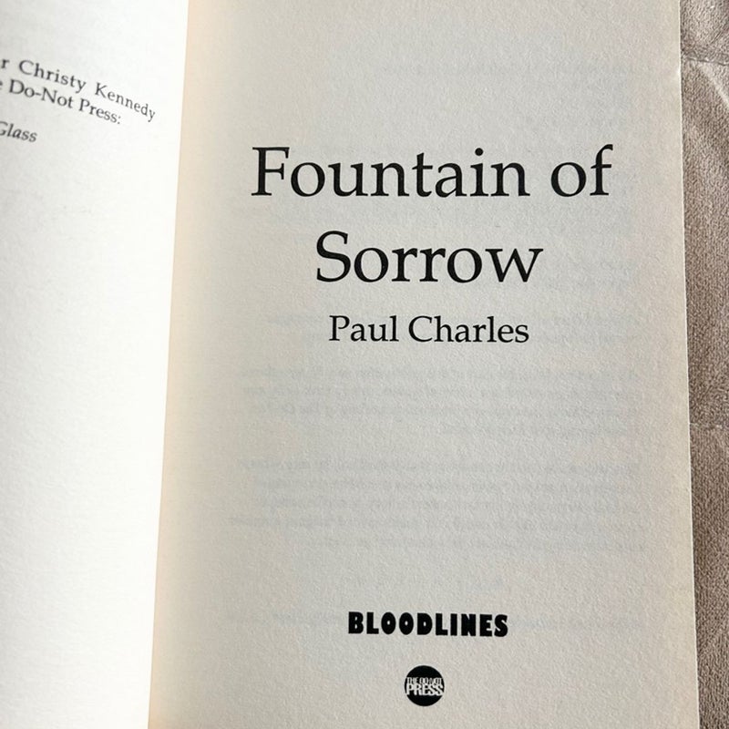 Fountain of Sorrow  10398
