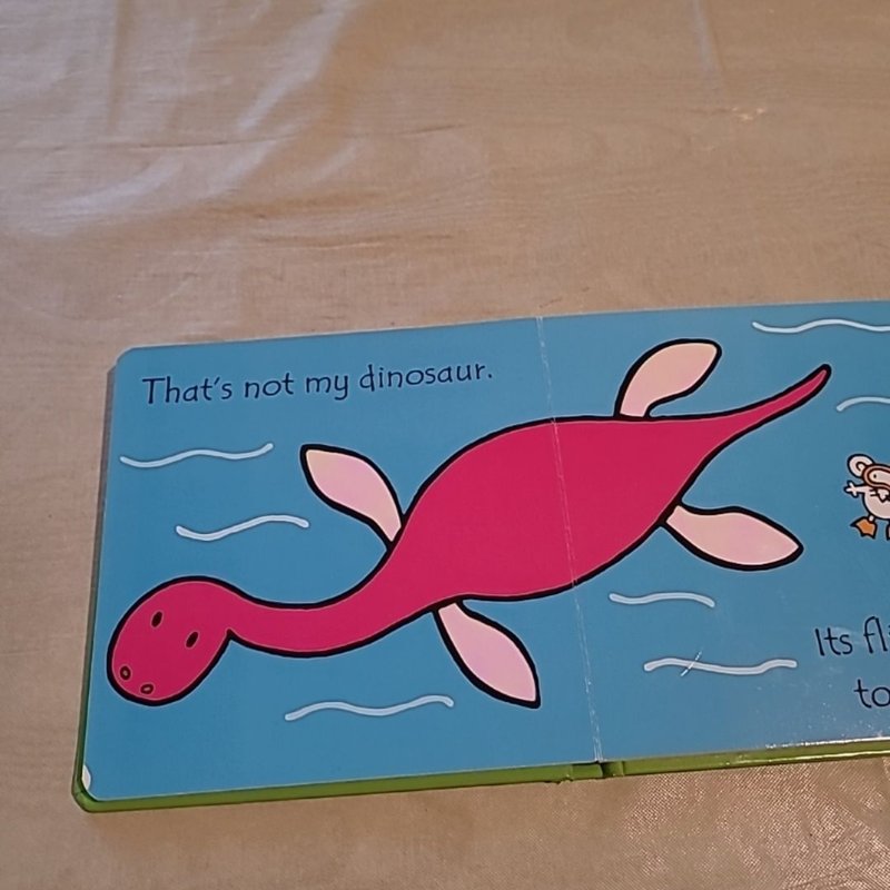 Touchy-Feely Book, That's Not My Dinosaur.. It's Body Is Too Squashy