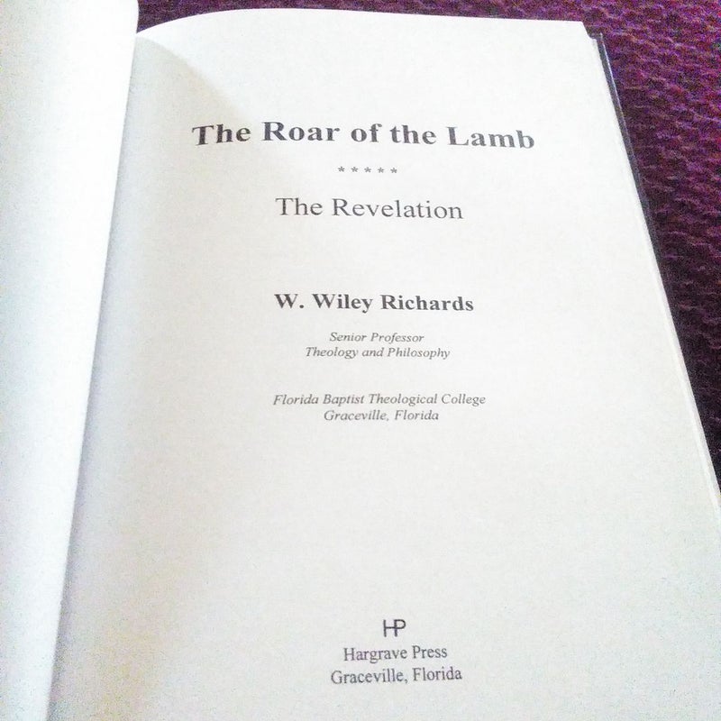 The Roar of the Lamb