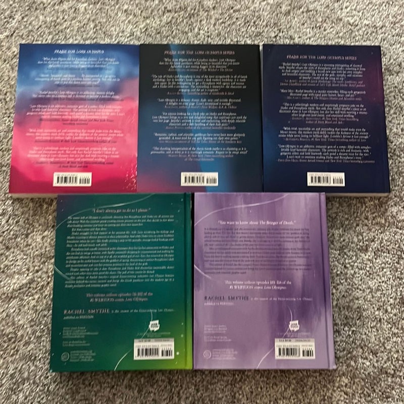 Lore Olympus: Volumes One, Two, Three, Four, and Five
