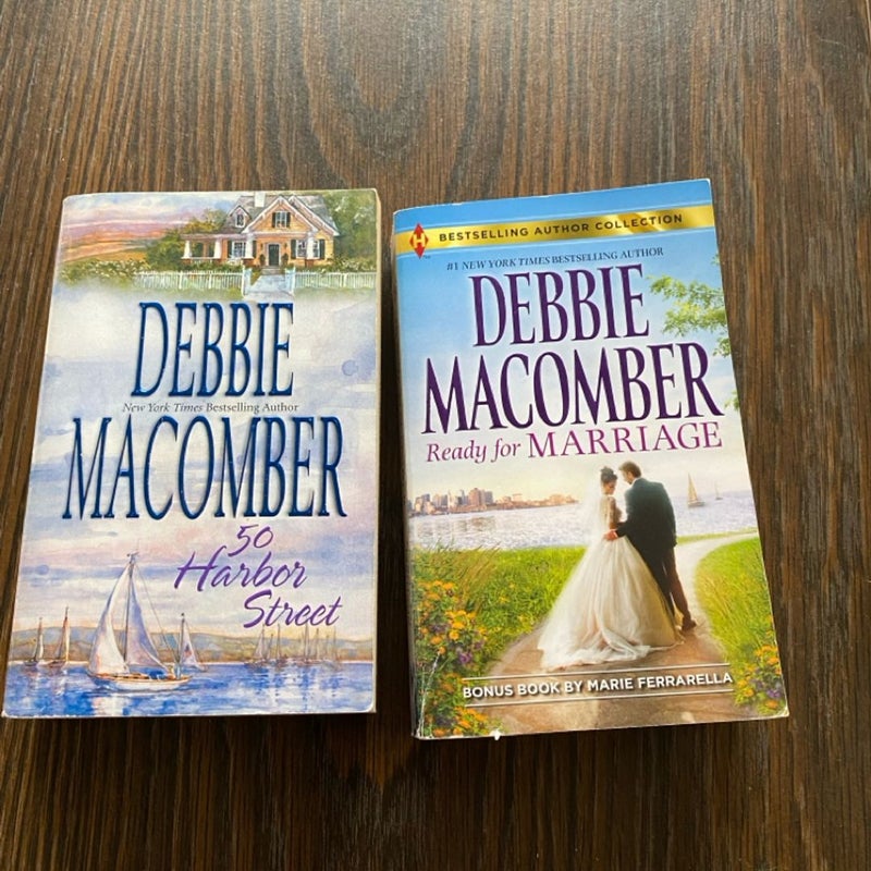 50 Harbor Street & Ready for Marriage Books by Debbie Macomber