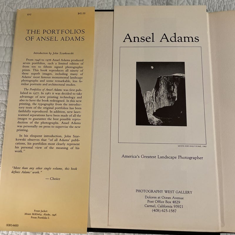 The Portfolios of Ansel Adams