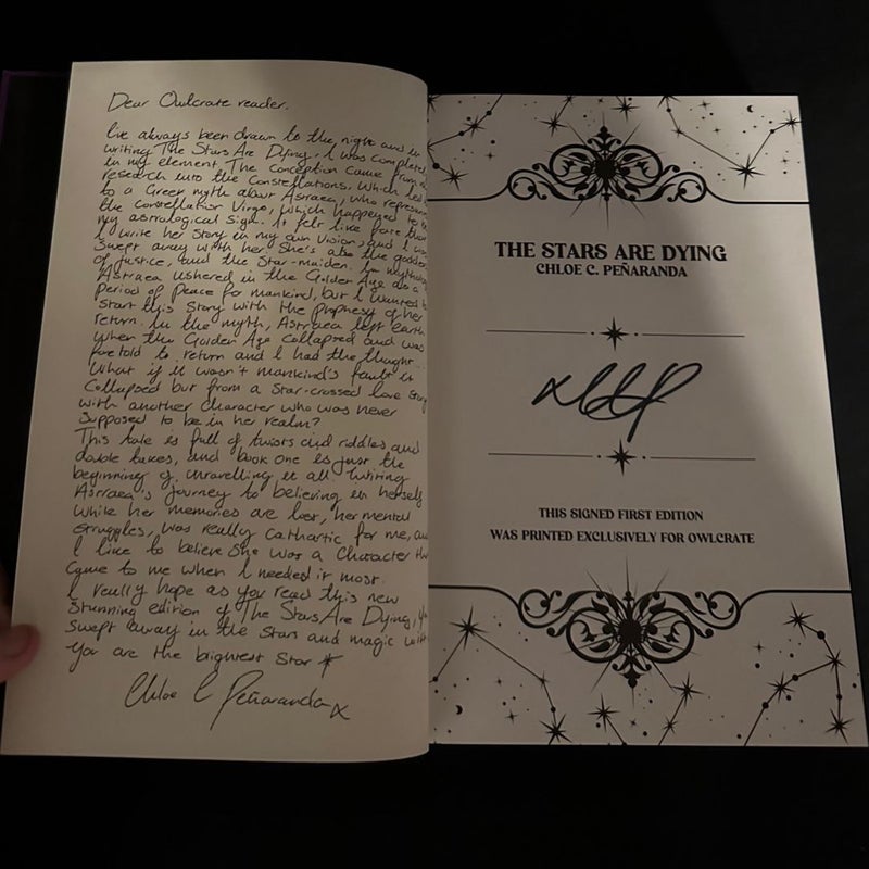 The Stars Are Dying - Signed Owlcrate Edition