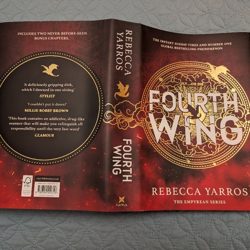 Fourth Wing Holiday Exclusive UK Edition