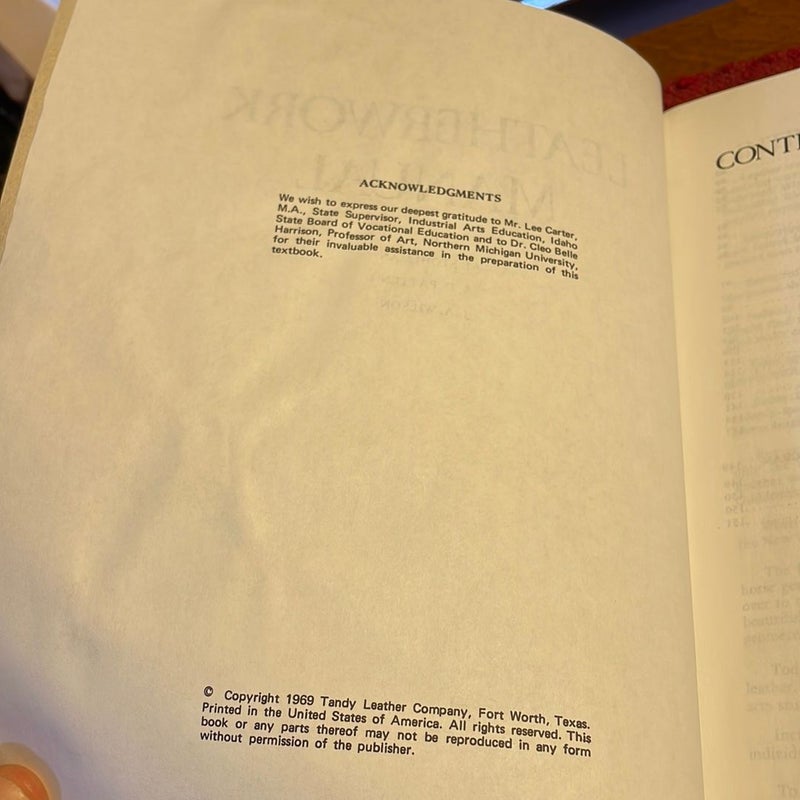 Leatherwork Manual (Revised 1984)