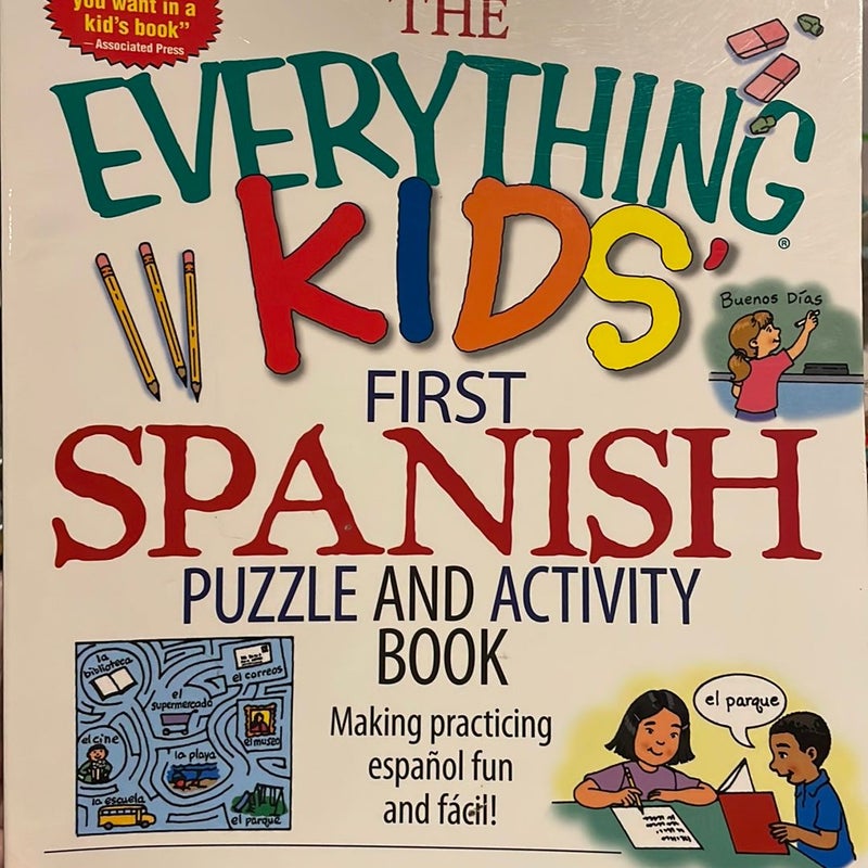The Everything Kids' First Spanish Puzzle and Activity Book