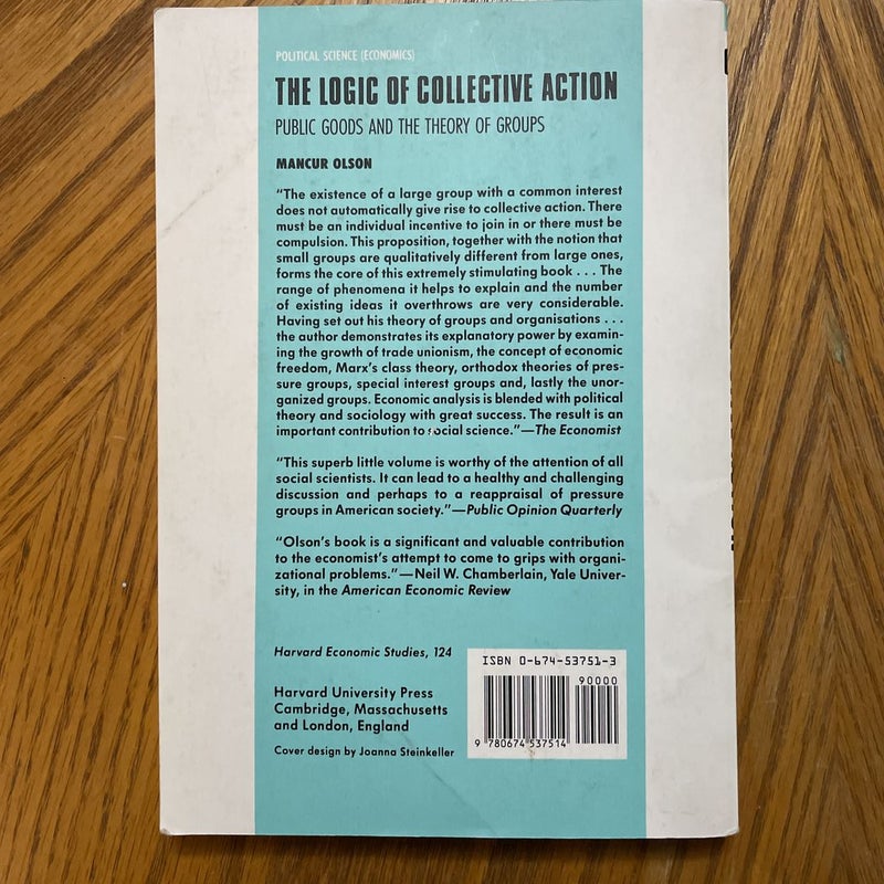 The Logic of Collective Action