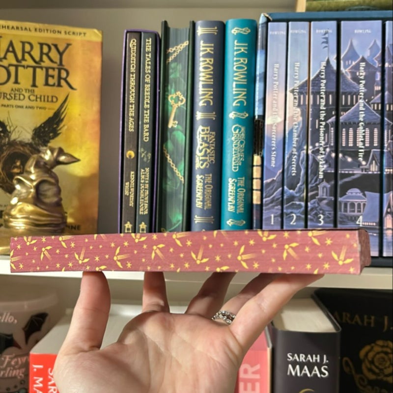 Harry Potter sprayed edges