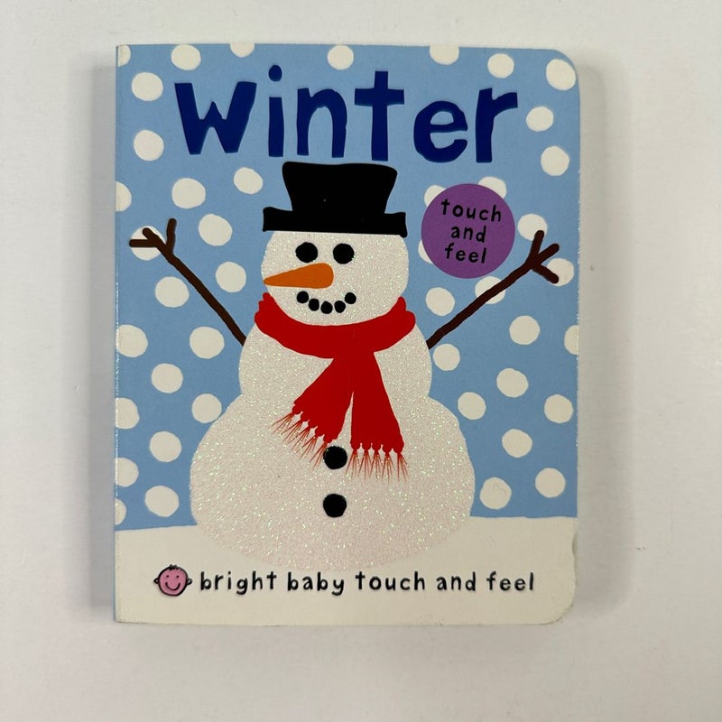 Winter, Touch and Feel Bright Baby (Board Book)