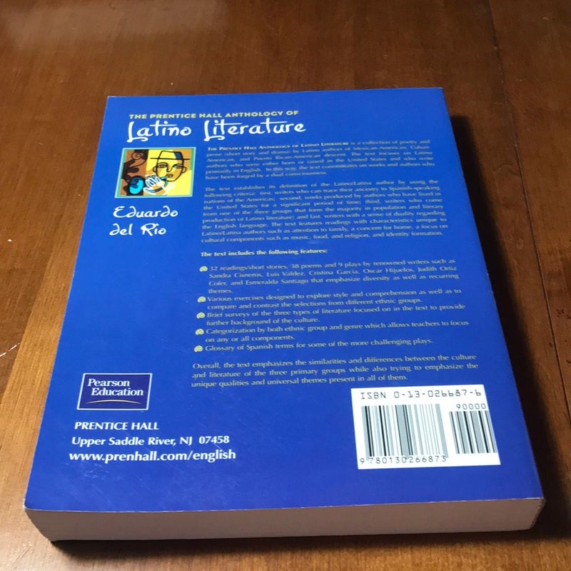 The Prentice Hall Anthology of Latino Literature