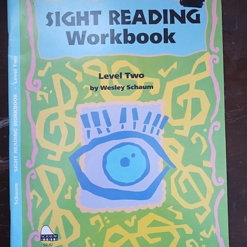 Wesley Schaum Sight Reading Workbook Level 2, Unused Inside