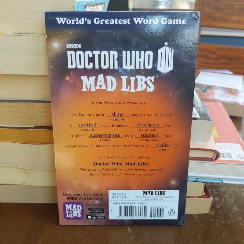 Doctor Who Mad Libs