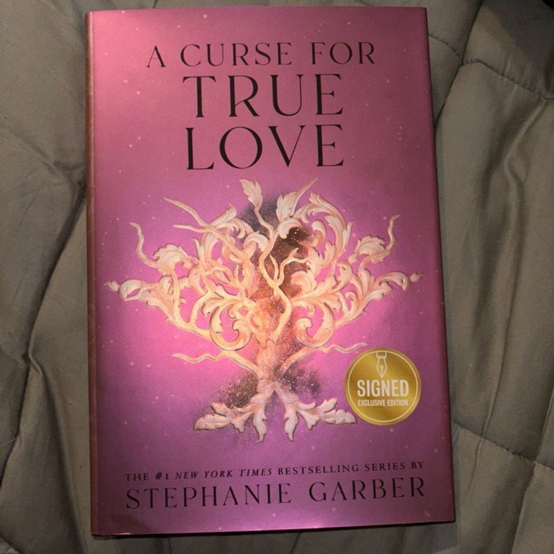 A curse for true love B&N edition signed 