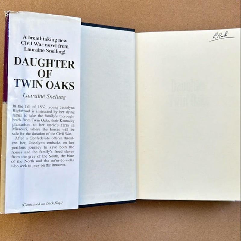 Daughter of Twin Oaks