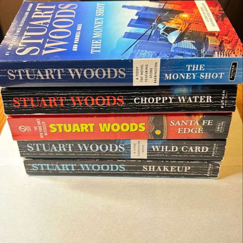 Stuart Woods 5 book bundle