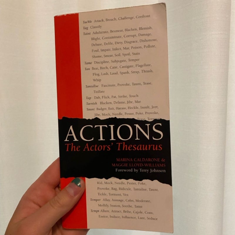 ACTIONS the Actors' Thesaurus