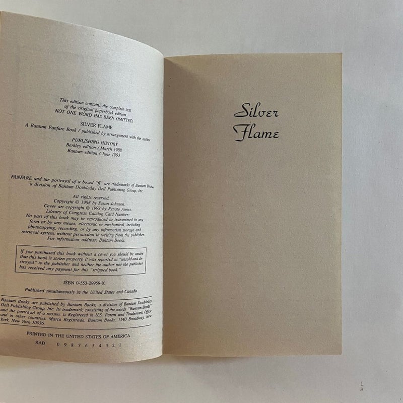 Silver Flame - 1st Printing