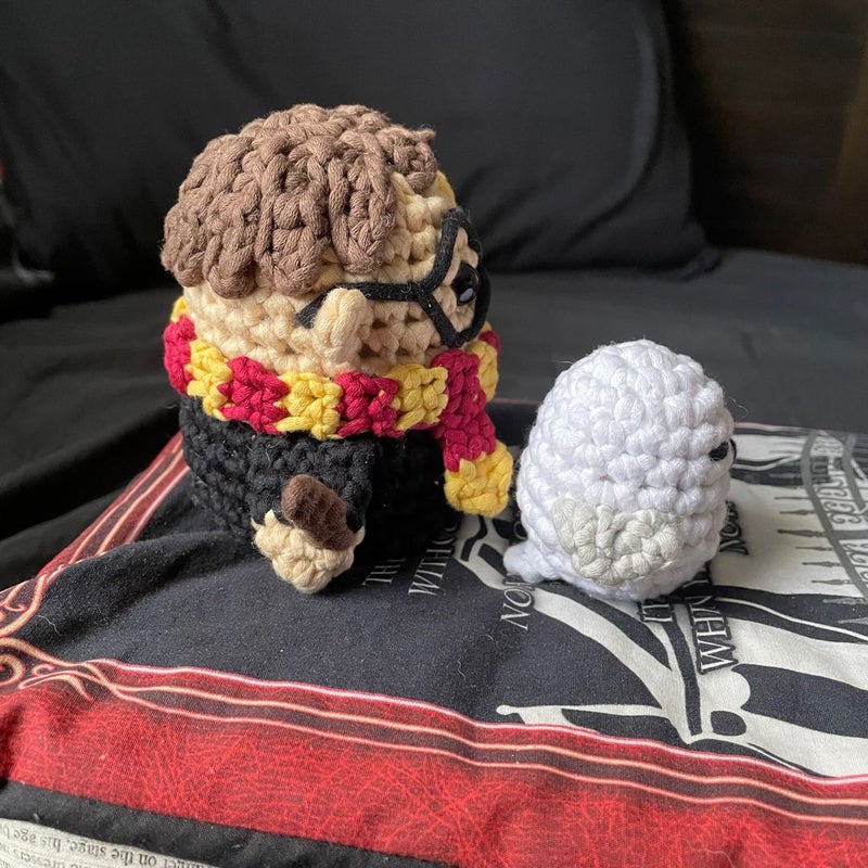 Crochet/Amigurumi Harry Potter & Hedwig The Woobles