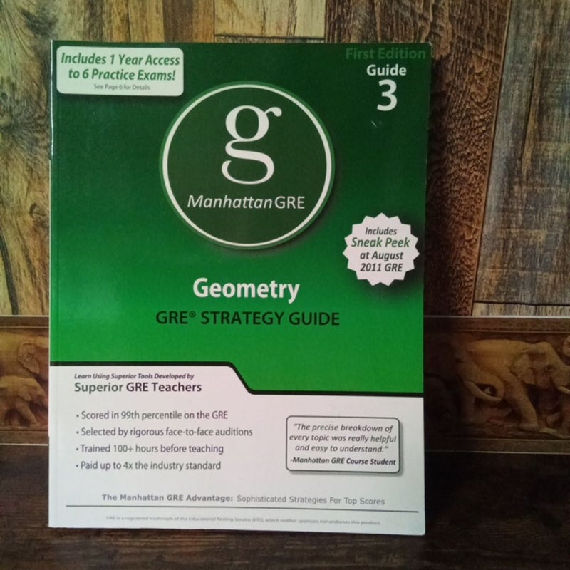 Geometry GRE Preparation Guide, 1st Edition