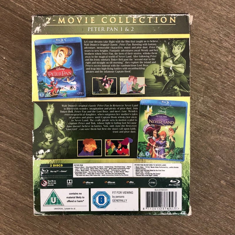 Disney’s Peter Pan 1 & 2 2-Movie Collection (Blu-ray)