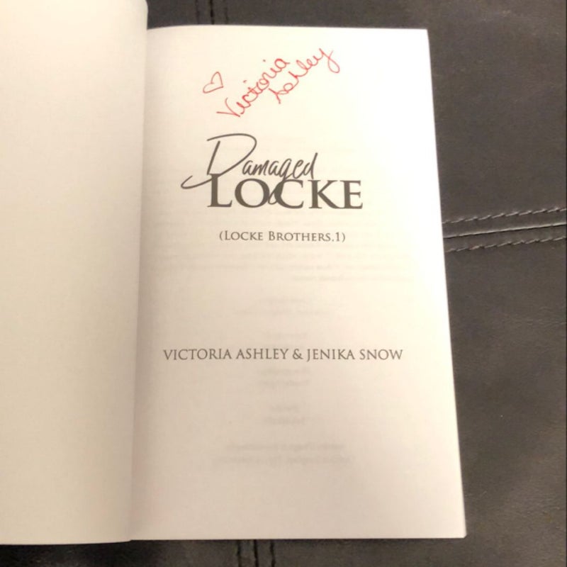 Damaged Locke (Locke Brothers,1) (Signed copy) 