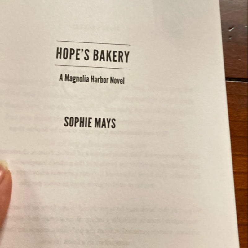 Hope's Bakery