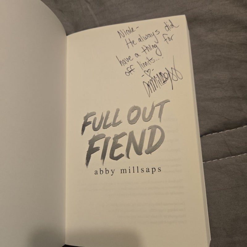 Full Out Fiend-- Signed