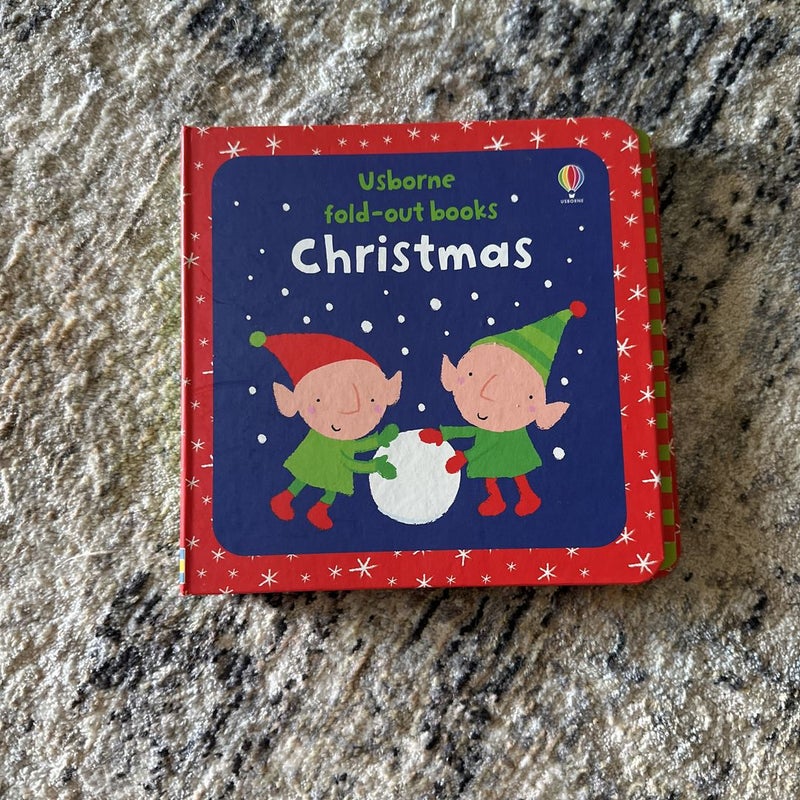 Usborne fold-out books Christmas