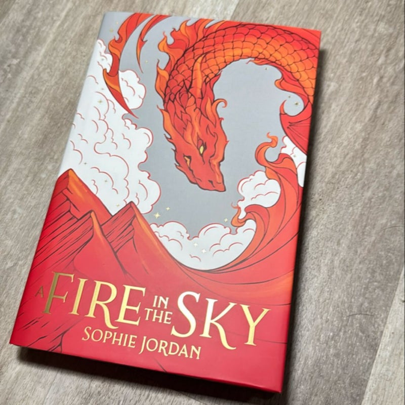 A Fire in the Sky(Fairyloot SIGNED) 