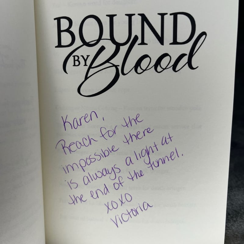 Bound by Blood by Victoria Renteria, Paperback | Pangobooks