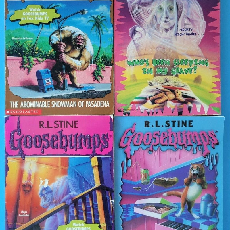 GOOSEBUMPS BOOKS LOT OF 12 ORIGINAL VINTAGE 1990s SCHOLASTIC FEAR STREET BEWARE