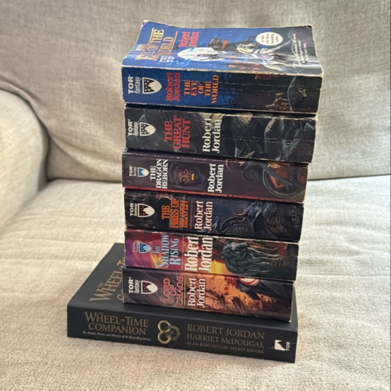 The Wheel of Time Books 1-6 AND The Wheel of Time Companion