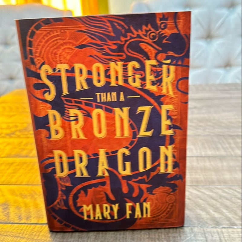 Stronger Than a Bronze Dragon-signed book plate