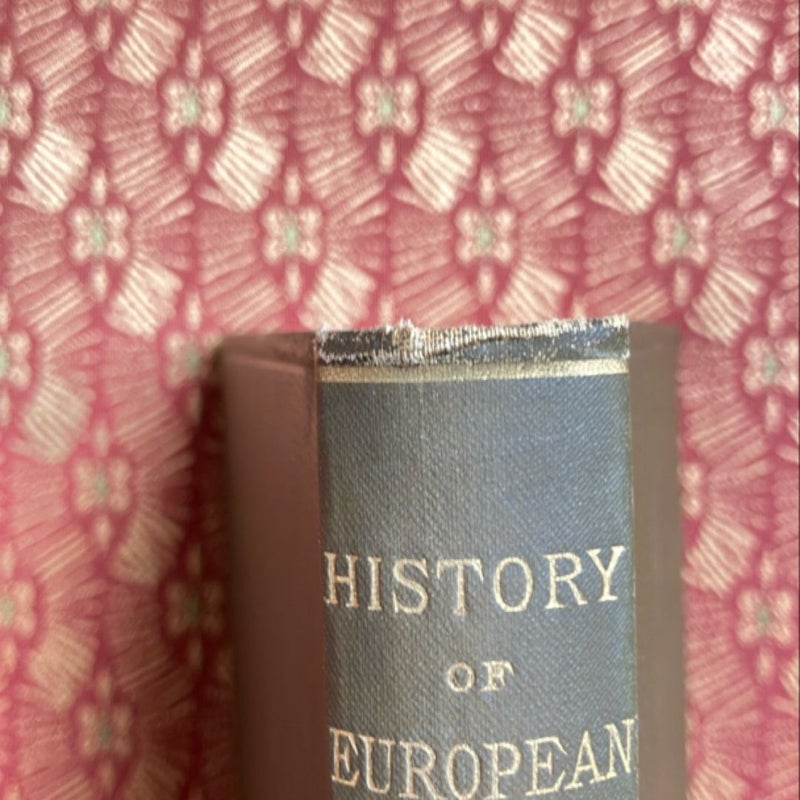 History of European Moral-set