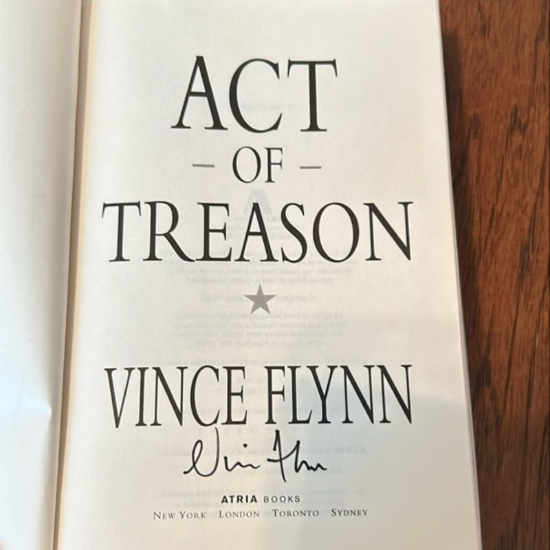 Act of Treason—signed