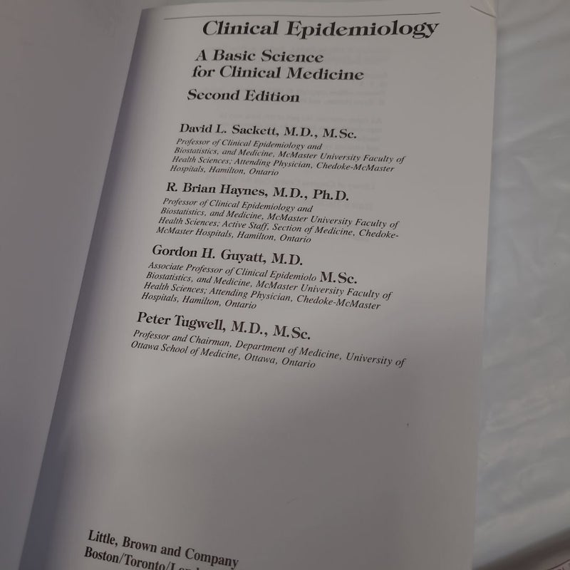 Clinical Epidemiology