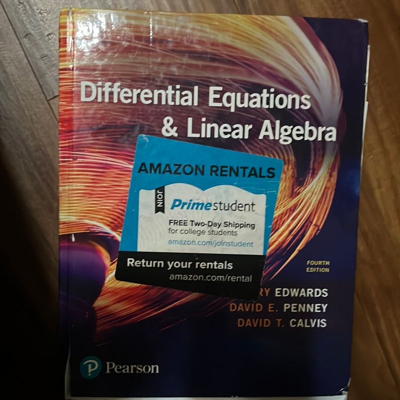 Differential Equations and Linear Algebra