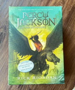 Percy Jackson and the Olympians 5 Book Paperback Boxed Set (new Covers W/poster)