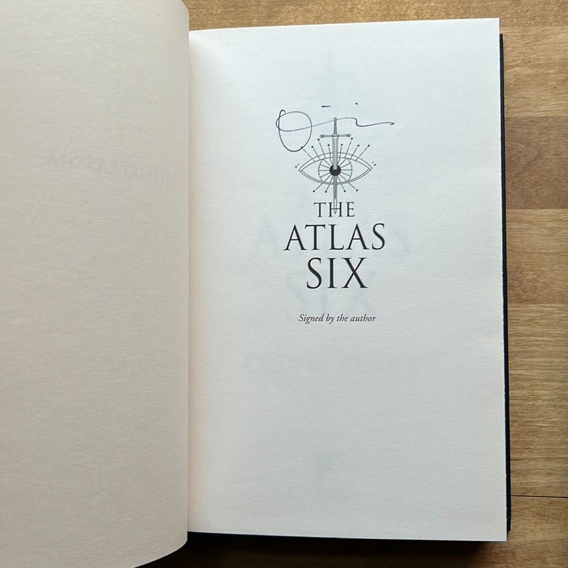 The Atlas Six Waterstones Exclusive SIGNED Edition Olivie Blake (HC,DJ,  1st/1st)