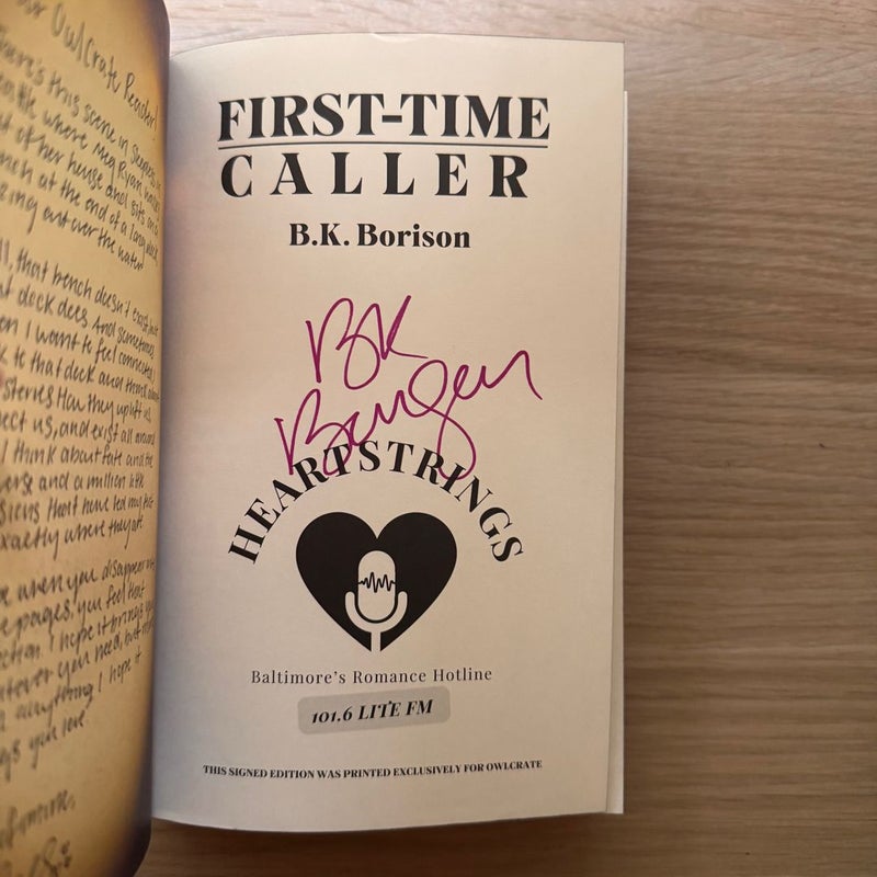 First-Time Caller (Owlcrate exclusive)