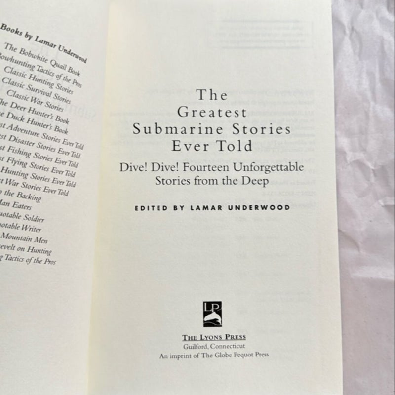 The Greatest Submarine Stories Ever Told