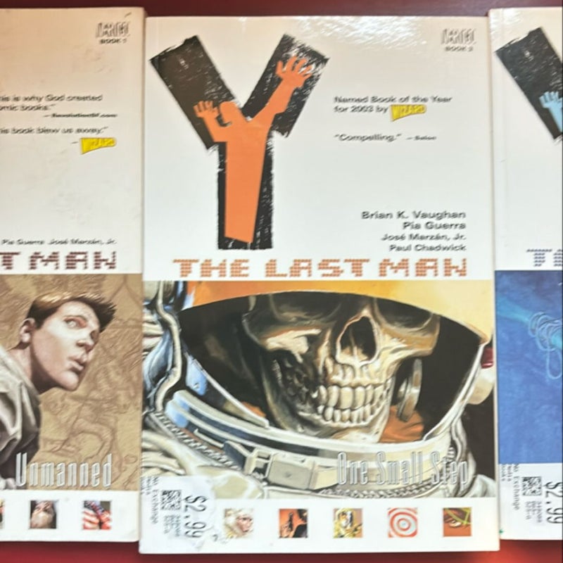 Last Y Man Lot of 4: Book 1, 3, 4, & 5 