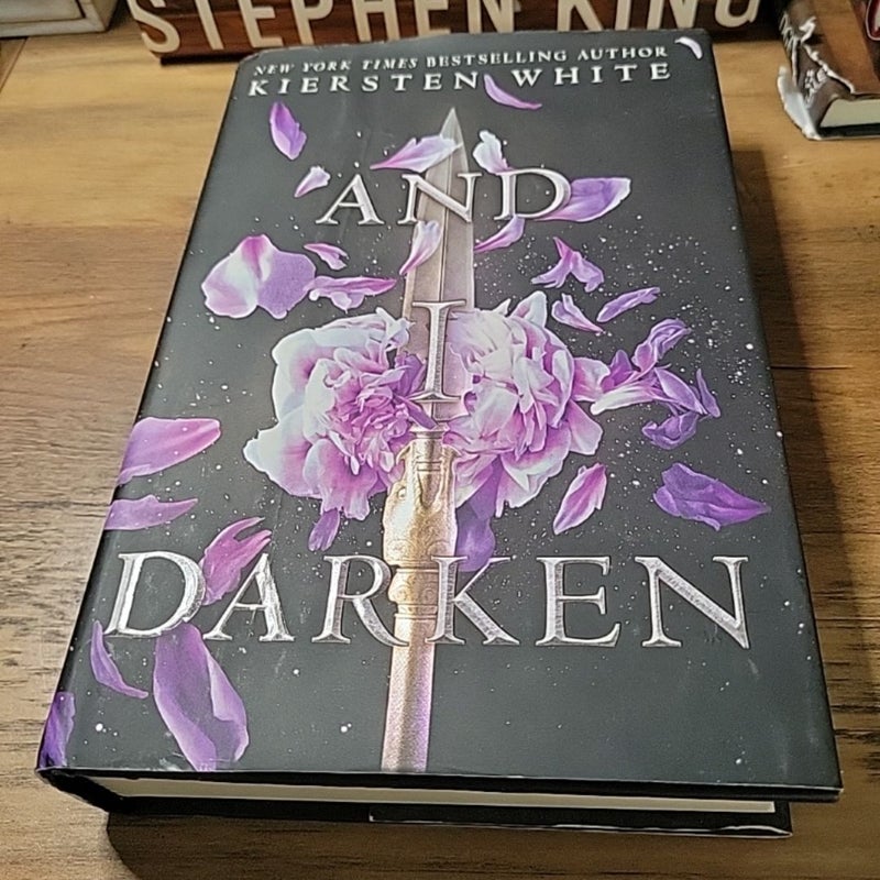 And I Darken Hardcover FIRST EDITION 
