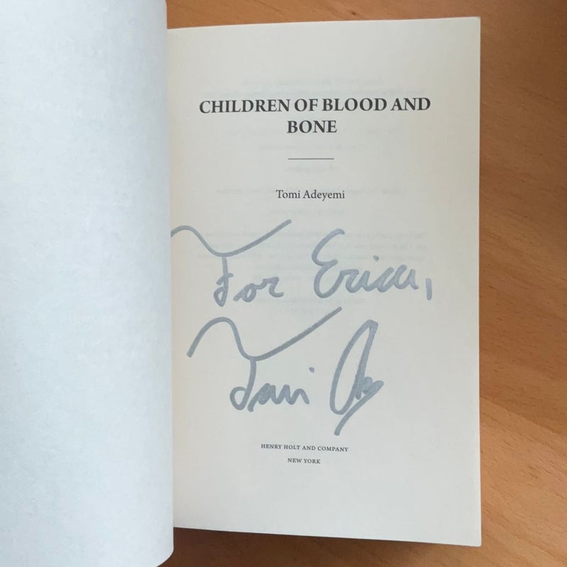 Children of Blood and Bone (signed ARC)