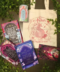 Once Upon a Broken Heart Trilogy FairyLoot Exclusive Signed by Author & Themed Items