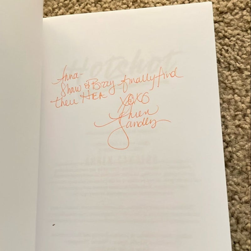 Hotshot (original cover signed by the author)